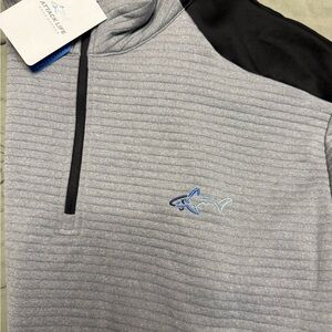 Attack Life by Greg Norman Gray and Black Shirt Jacket